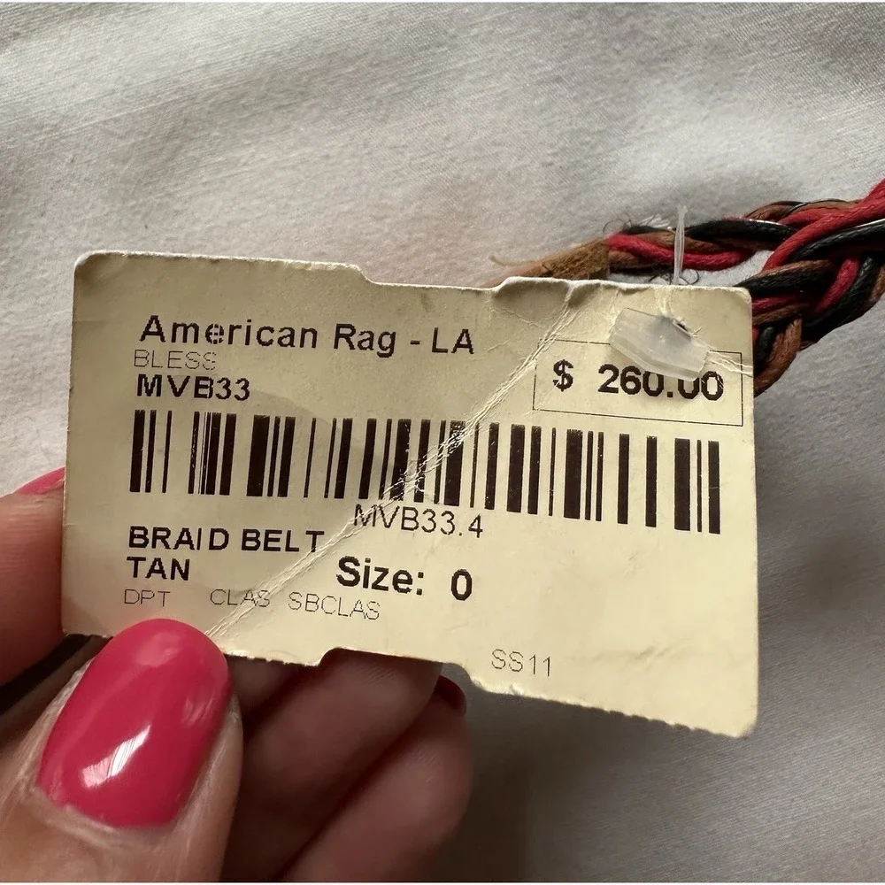 ARCHIVAL BLESS N°42 Braid Belt NWT Rare Plädoyer der Jetztzeit Lemaire Style S/0
